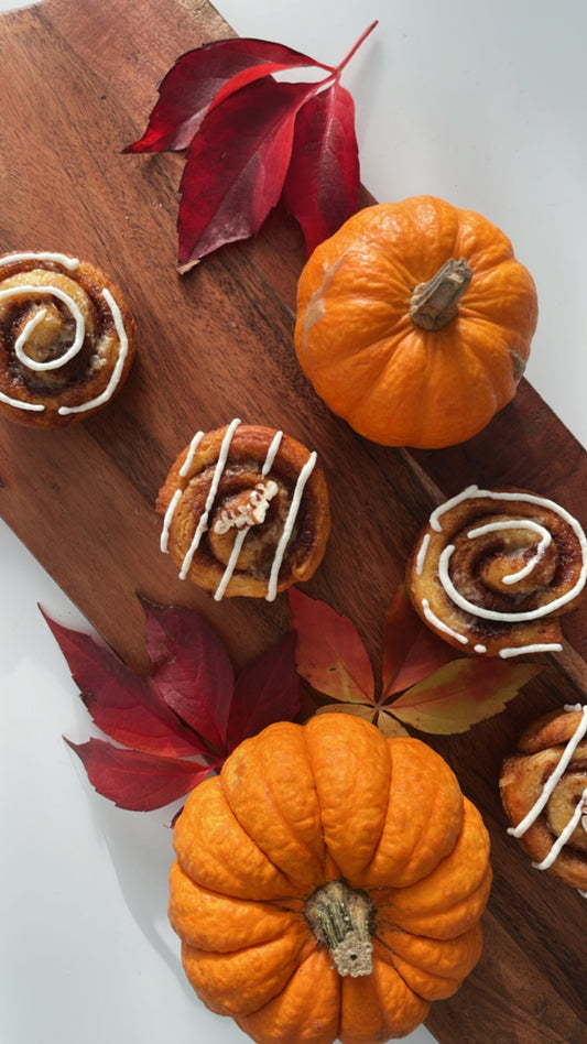 Pumpkin Spice Cinnamon Buns